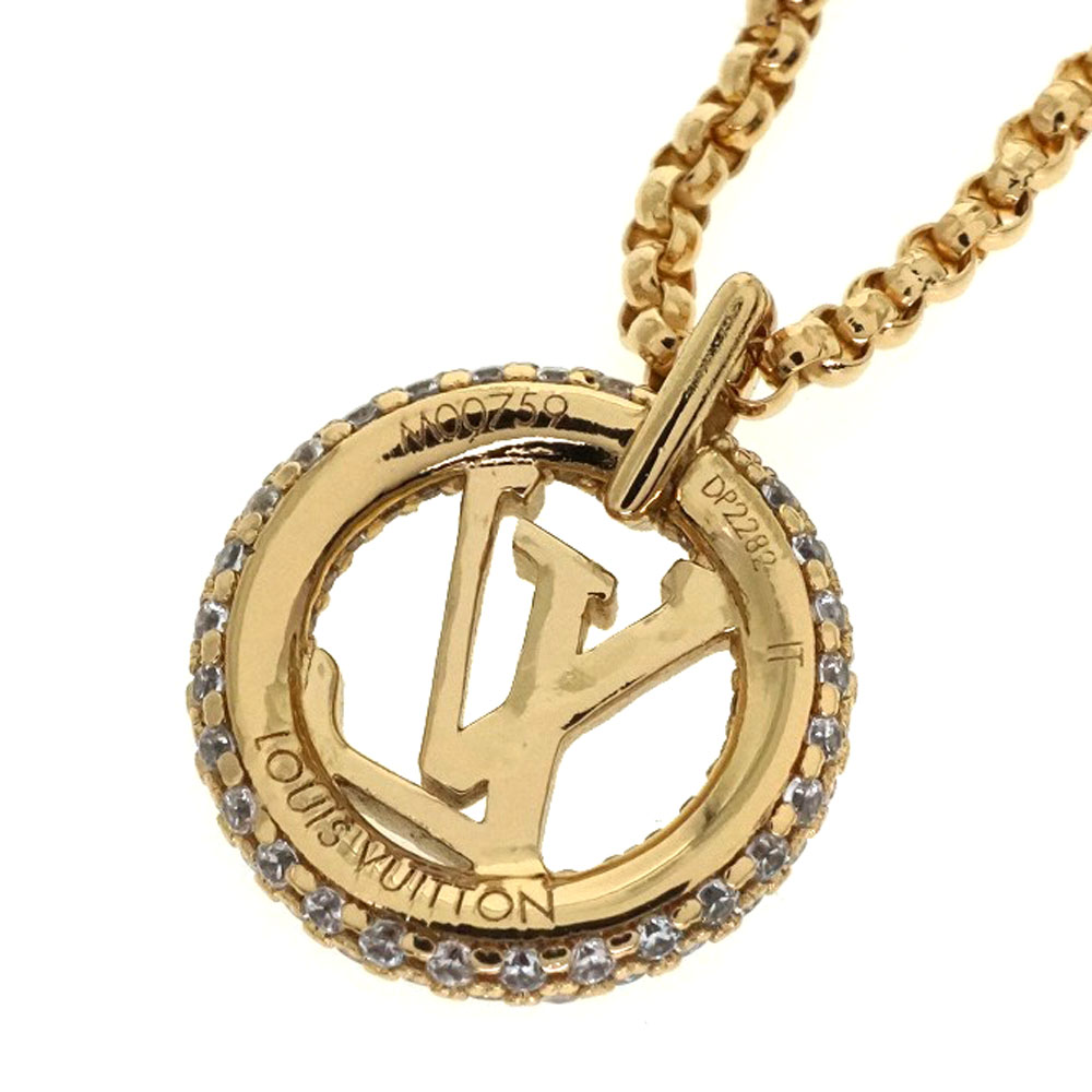ヴィトン ネックレス コリエルイーズ バイ ナイト M00759 ゴールド LOUIS VUITTON ルイヴィトン M00759 ネックレス・ルイーズ バイ