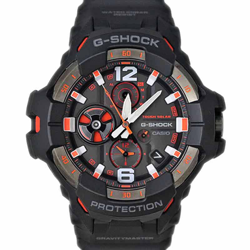 カシオ Casio GR-B300EC-1AJF G-SHOCK グラビティマスター ブラック タフソーラー 【中古】