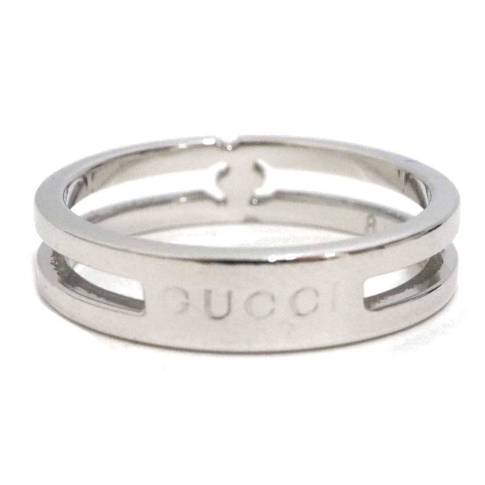 グッチ Gucci インフィニティリング K18WG【中古】