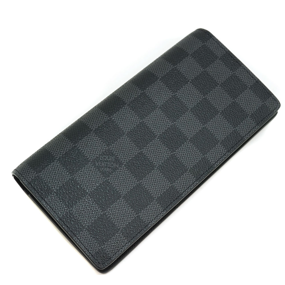 LOUIS VUITTON【ルイヴィトン】 N62665 ポルトフォイユ・ブラザ ダミエグラフィットキャンバス　メンズ　長財布　サイフ　【中古】USED-9　美品　質屋　かんてい局北名古屋店　n21-725