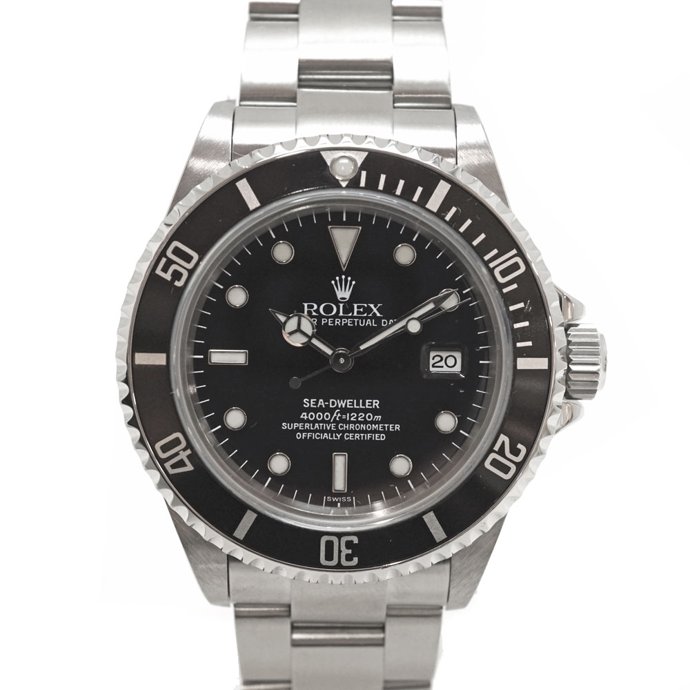 ロレックス Rolex 16600 シードゥエラー ダイバーズ ブラック 腕時計【中古】