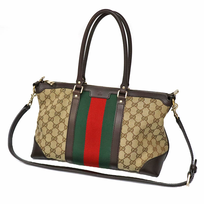 その他 SSS GUCCI】グッチ シェリーライン 257341 トートバッグ レディース