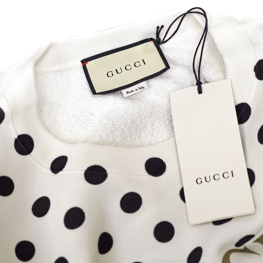 たぁ☆　GUCCI トップス Embroidered cotton jersey T-shirt in black | GUCCI® US