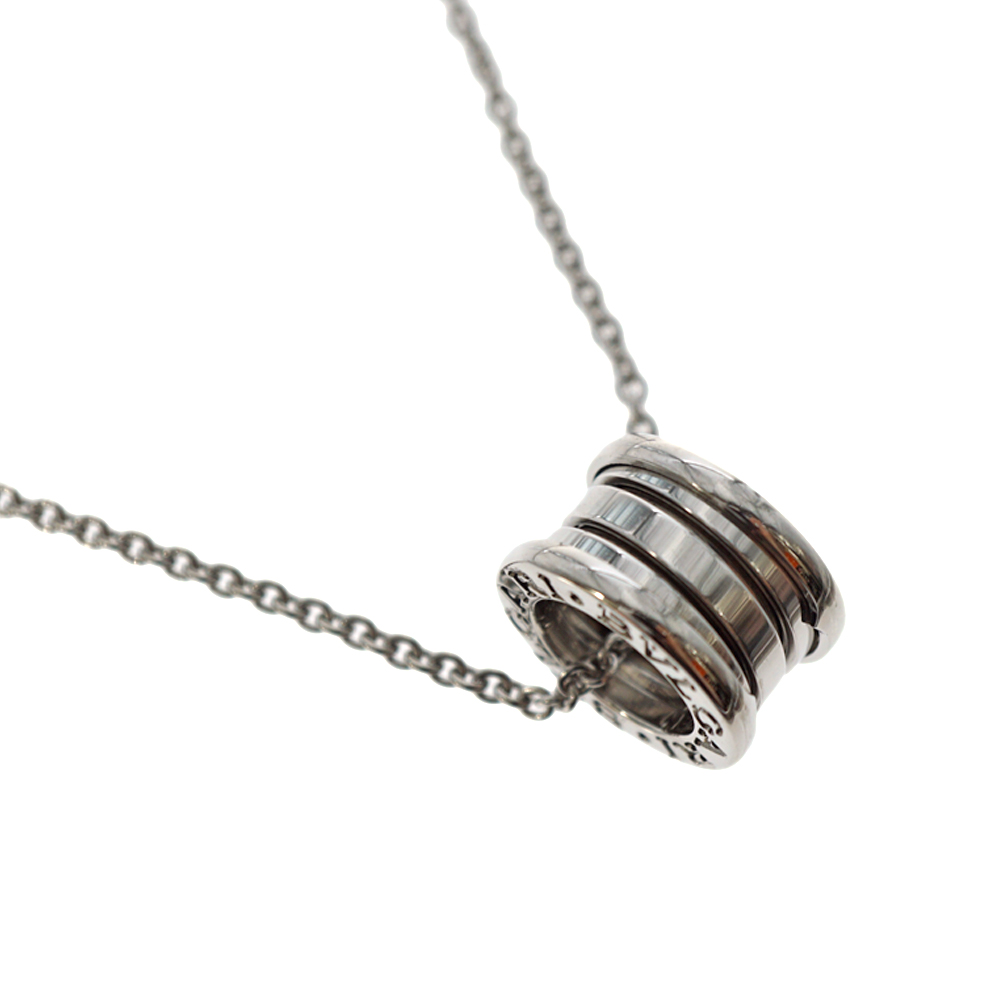 質屋かんてい局オンラインショップ Bvlgari ブルガリ B Zero1ネックレス ビーゼロワン K18wg 18金 ホワイトゴールド White Gold 首飾り ブランド ジュエリー アクセサリー レディース メンズ ユニセックス 約46cm 中古 Used 9 質屋かんてい局春日井店 K22 23