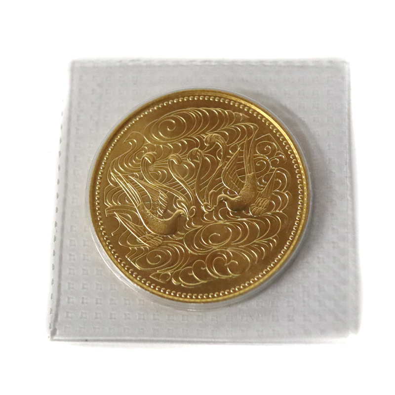 K24 24金 天皇陛下御在位60年記念10万円金貨 記念貨幣 コレクション 純金 【中古】