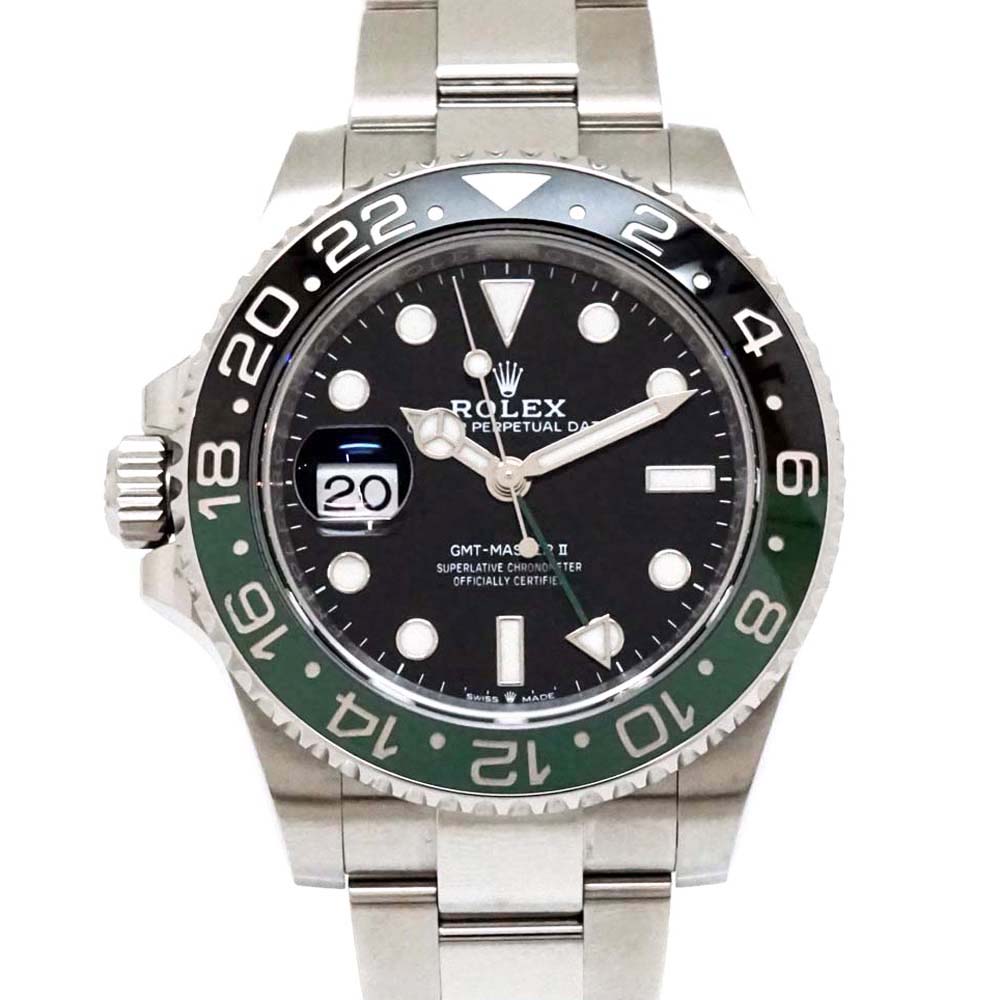 ロレックス Rolex 126720VTNR GMTマスター2 スプライト ブラック 腕時計 【中古】