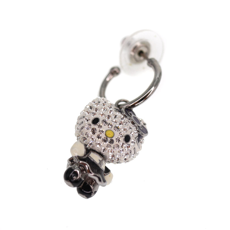 質屋かんてい局オンラインショップ / SWAROVSKI【スワロフスキー】ピアス ハローキティ Hello Kitty Gothic クリスタル  ラインストーン 両耳 アクセサリー ジュエリー レディース【中古】USED-6 質屋 かんてい局 小牧店 c23-908