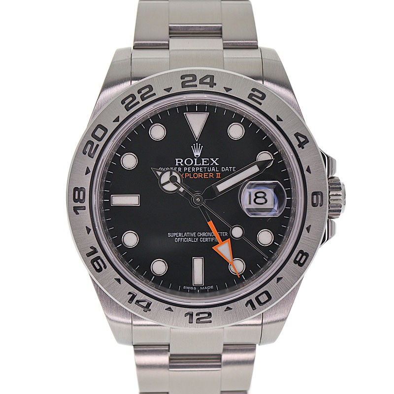 ロレックス Rolex 216570 エクスプローラー2 ブラック 腕時計【中古】