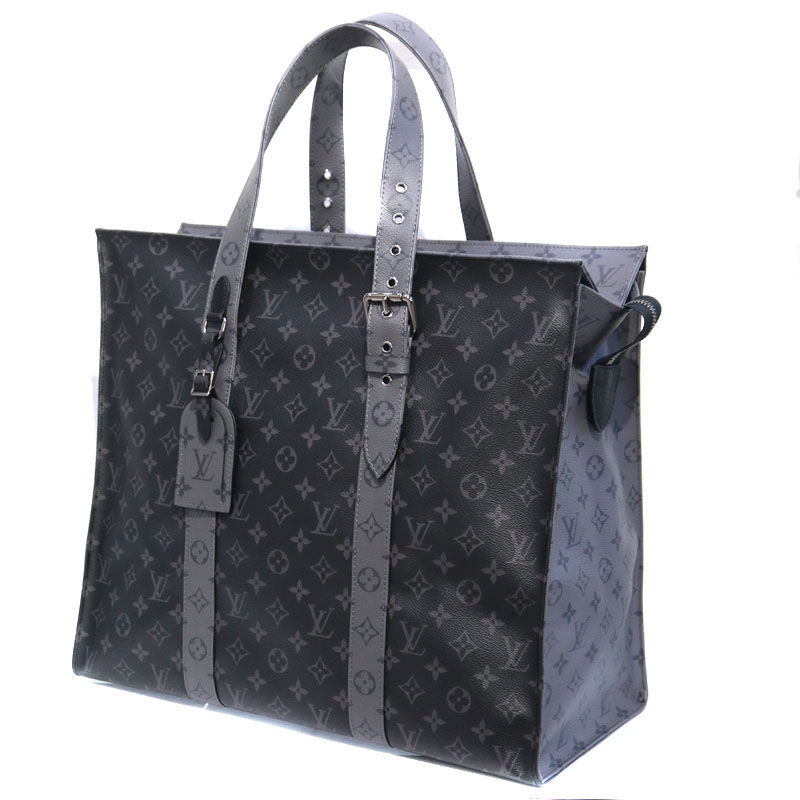 LOUIS　VUITTON【ルイヴィトン】 M45379 カバ・ジップGM　トートバッグ　モノグラムエクリプス　ブラック系　LV　USED-9【中古】　A21-1488 質屋　かんてい局茜部店