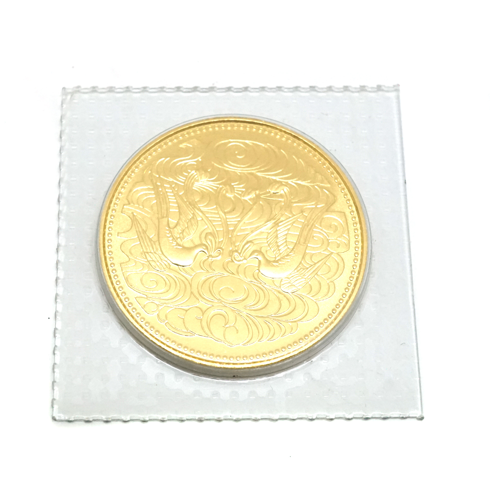 24金 K24 記念硬貨 天皇陛下御在位六十年 10万円金貨 【中古】