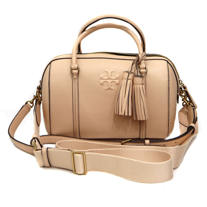 トリーバーチ ショルダーバッグ ミニボストンバッグ ブラウンベージュ トリーバーチ ショルダーバッグ ミニボストンバッグ ブラウンベージュ