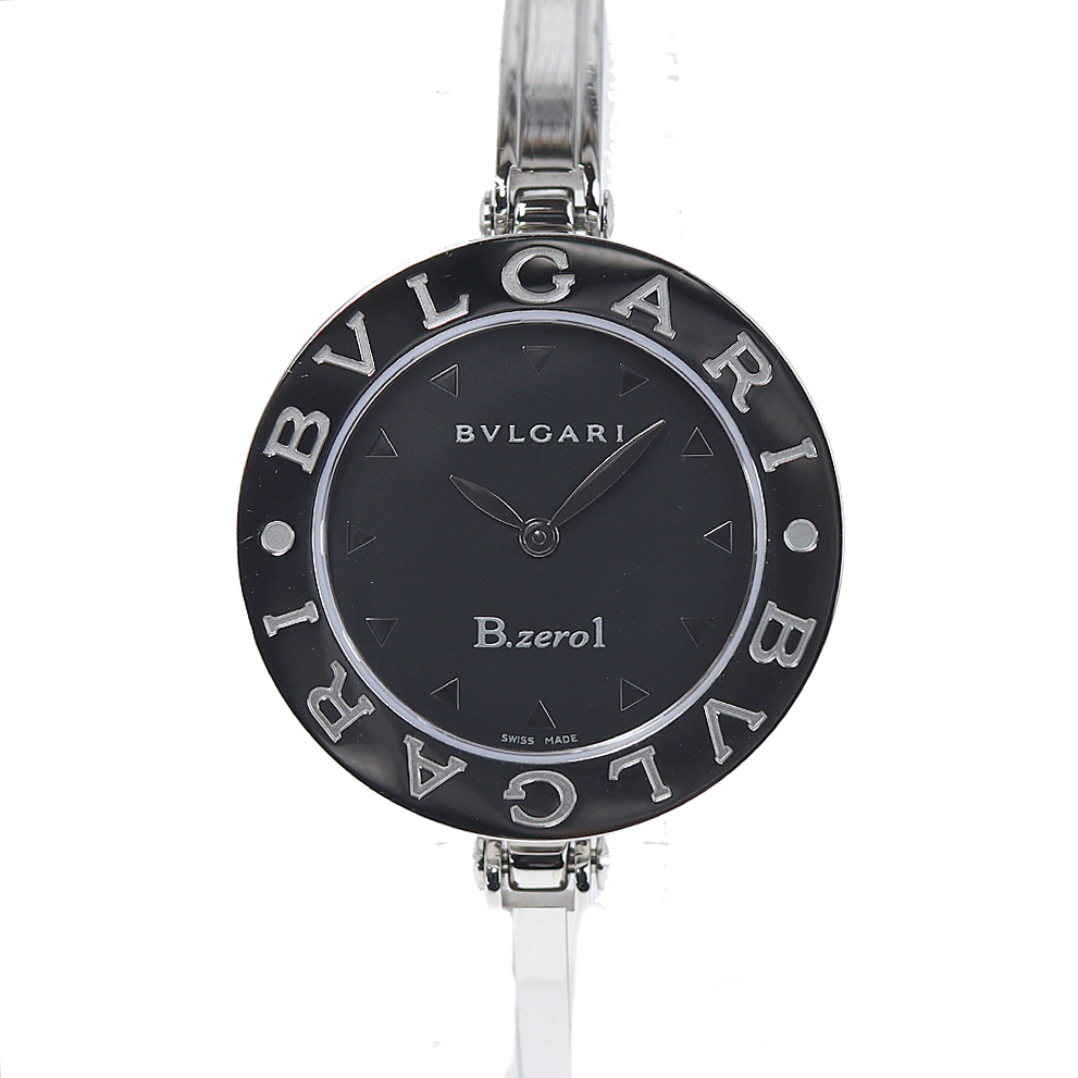 ブルガリ Bvlgari BZ30S B-ZERO1 ビーゼロワン バングルウォッチ ブラック 【中古】