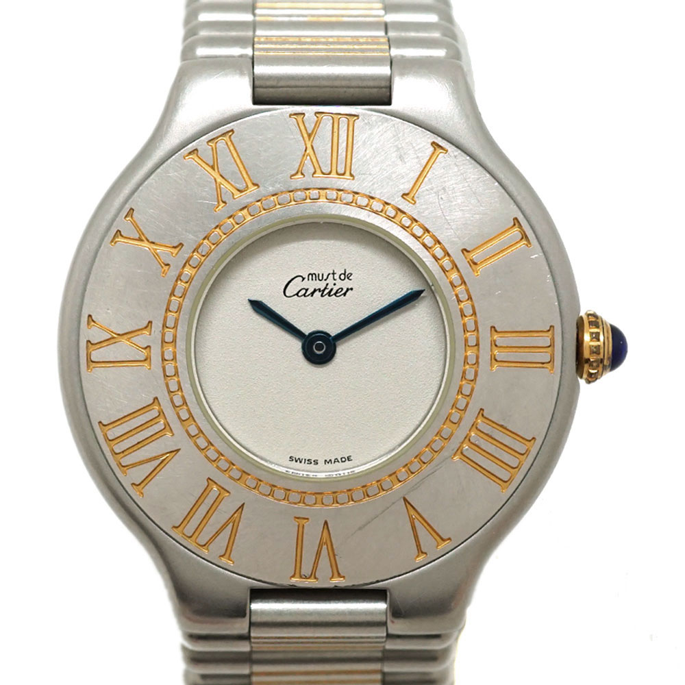 カルティエ Cartier マスト21 ヴァンティアン レディース 腕時計【中古】