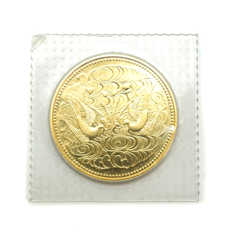 24金 K24 記念硬貨 天皇陛下御在位六十年 10万円金貨 【中古】