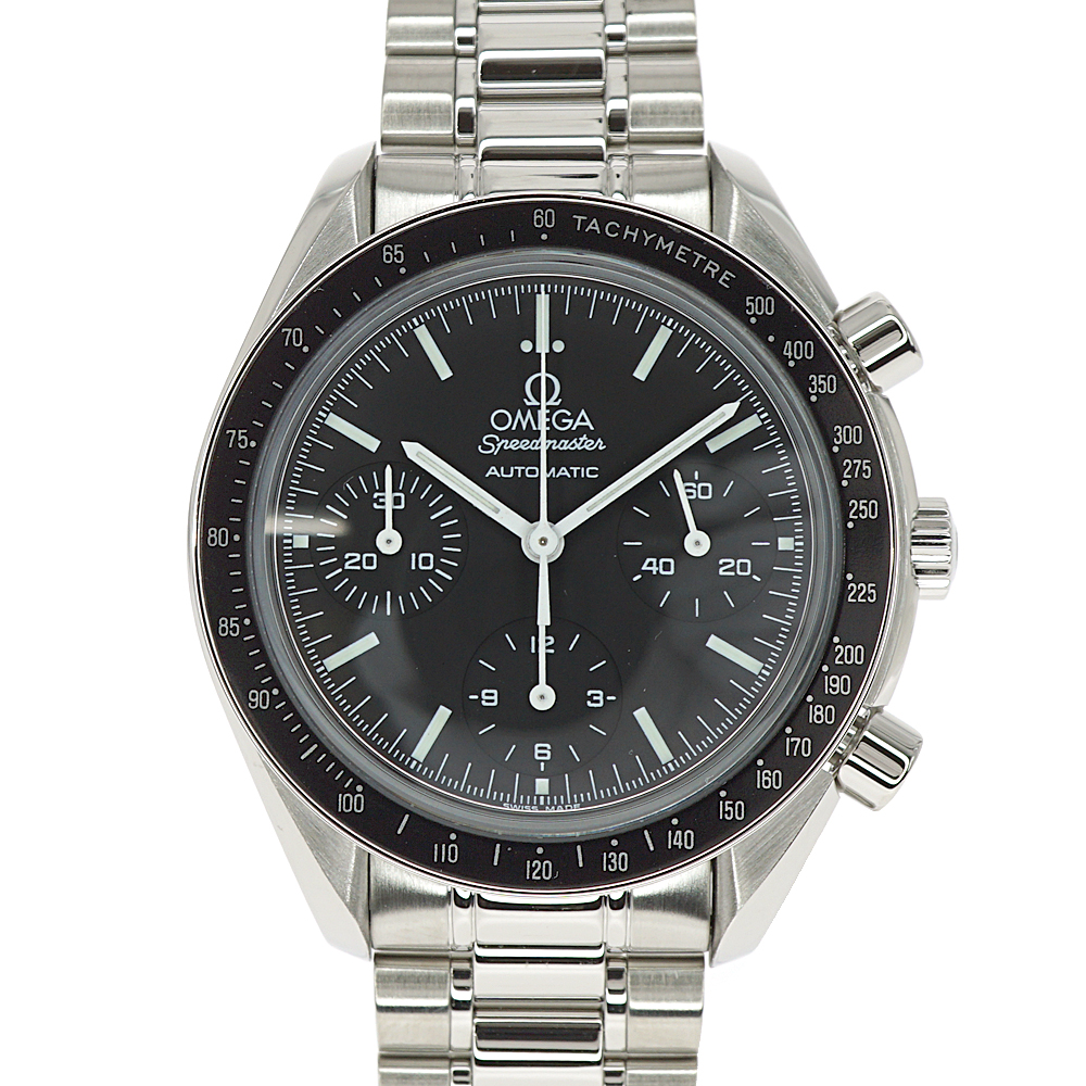 OMEGA【オメガ】3539.50 スピードマスター オートマチック クロノグラフ メンズ ブラック 腕時計 自動巻き【中古】USED-SA 質屋 かんてい局春日井店 k22-615
