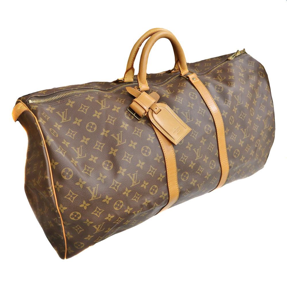 LOUIS VUITTON【ルイ・ヴィトン】M41422 キーポル60 モノグラムキャンバス ブラウン系 旅行鞄 カバン かばん 大容量  ボストンバッグ ブランド メンズ レディース ユニセックス【中古】USED-6 質屋かんてい局春日井店 k22-876