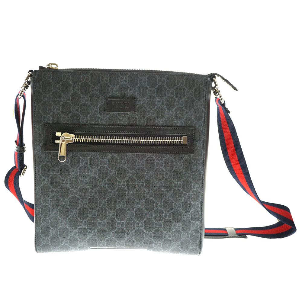 GUCCI メンズ メッセンジャーバッグ グレー