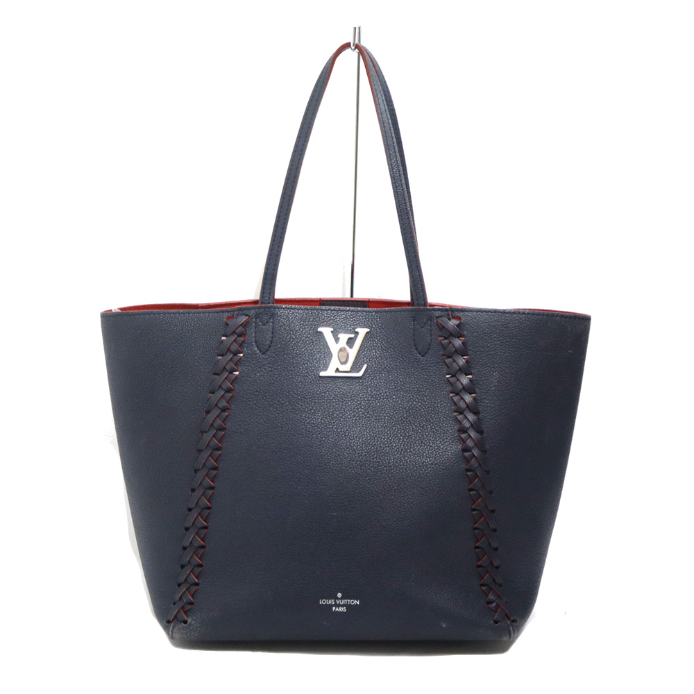 ルイヴィトン Louis vuitton M54682 ロックミーカバ ネイビー×レッド【中古】