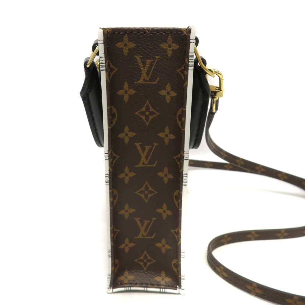 質屋かんてい局オンラインショップ / LOUIS VUITTON 【ルイヴィトン】 M80991 プティット・サックプラ ハンドバッグ  ショルダーバッグ 2WAY モノグラムキャンバス パテントレザー フォルナセッティ ブラウン系 ホワイト系 コラボアイテム レディース 鞄 かばん  【中古 ...