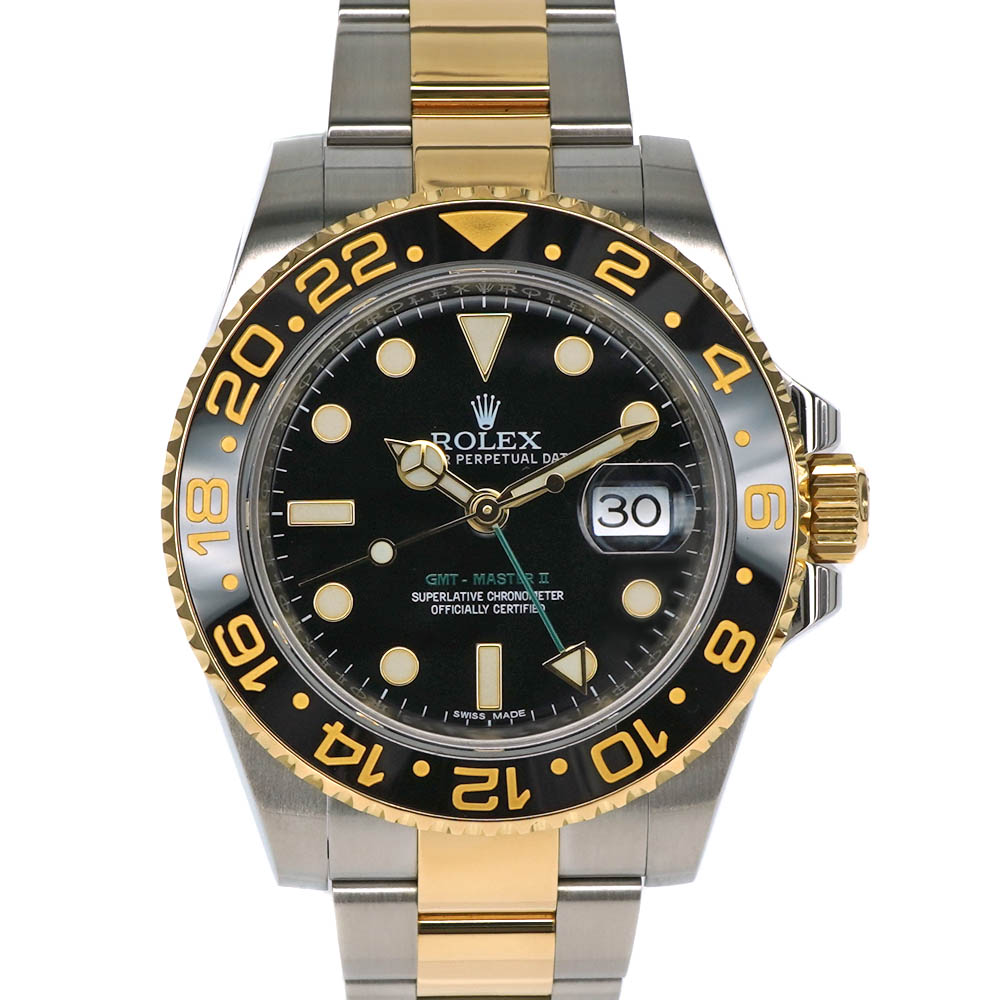 ロレックス Rolex 116713LN GMTマスター2 ブラック 【中古】