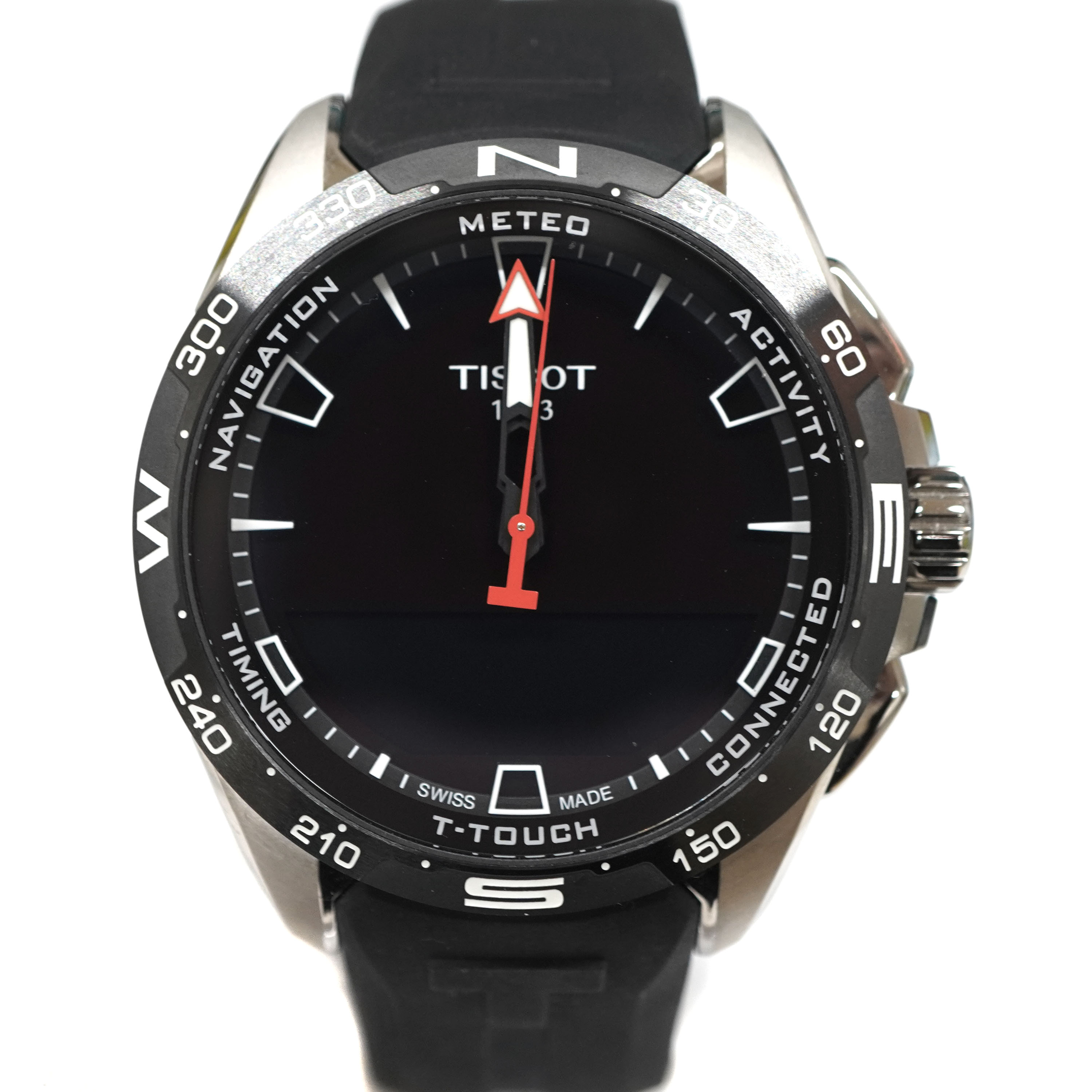 ティソ Tissot T121420 T-Touct T-タッチ コネクトソーラー ブラック ラバー メンズ腕時計【中古】