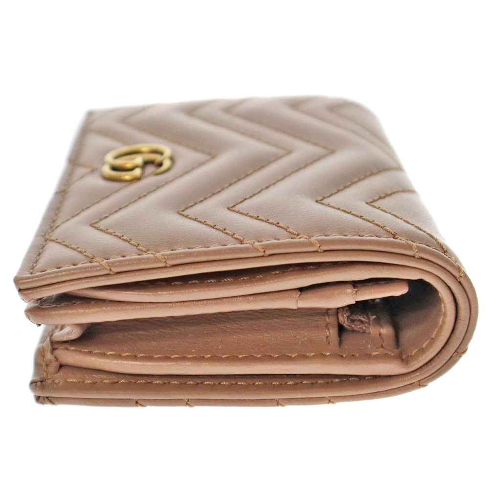 未使用品 GUCCI グッチ 二つ折り財布 GG柄 ベージュ 箱付き 本物 ほぼ未使用 グッチ GUCCI 二つ折り財布 箱あり美品 - メルカリ