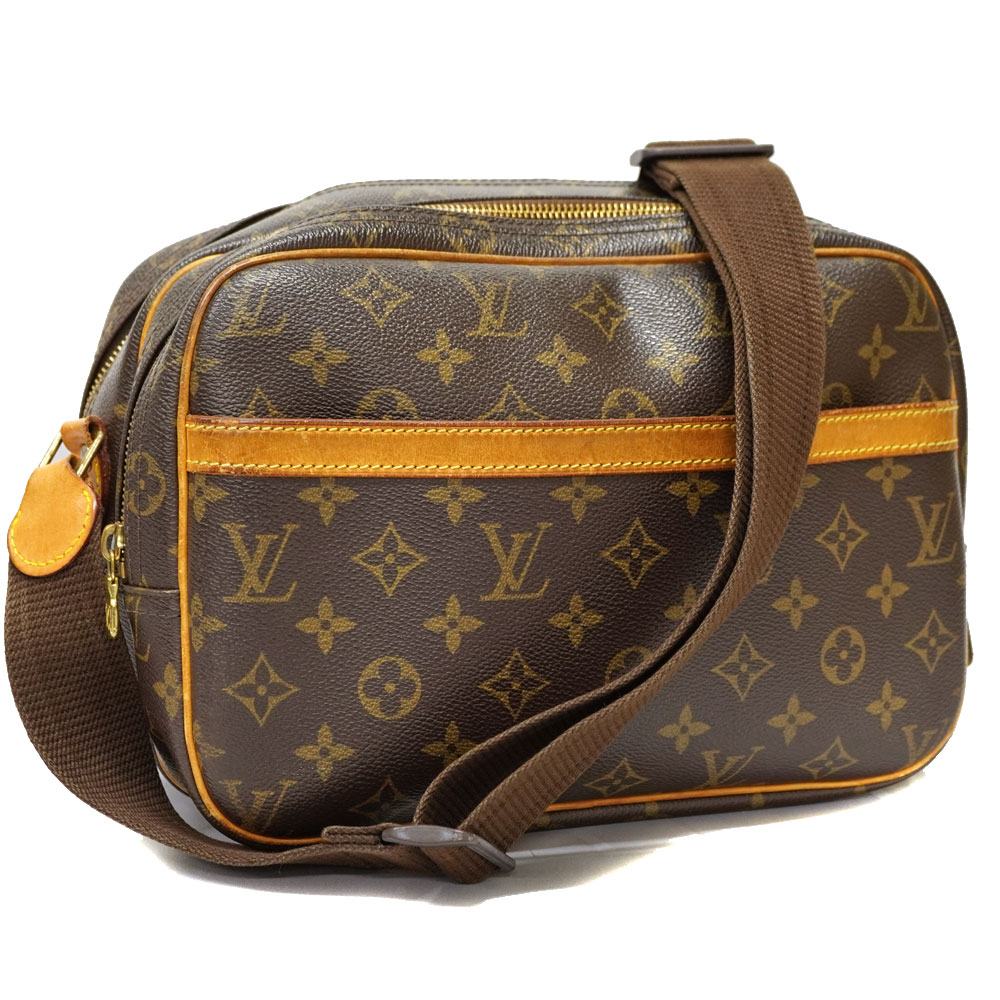 LOUIS VUITTON【ルイ・ヴィトン】M45254 リポーターPM モノグラム キャンバス ショルダーバッグ 斜め掛け 肩掛け ユニセックス  メンズ レディース 鞄 かばん ブラウン系【中古】USED-5 質屋 かんてい局北名古屋店 n22-1760