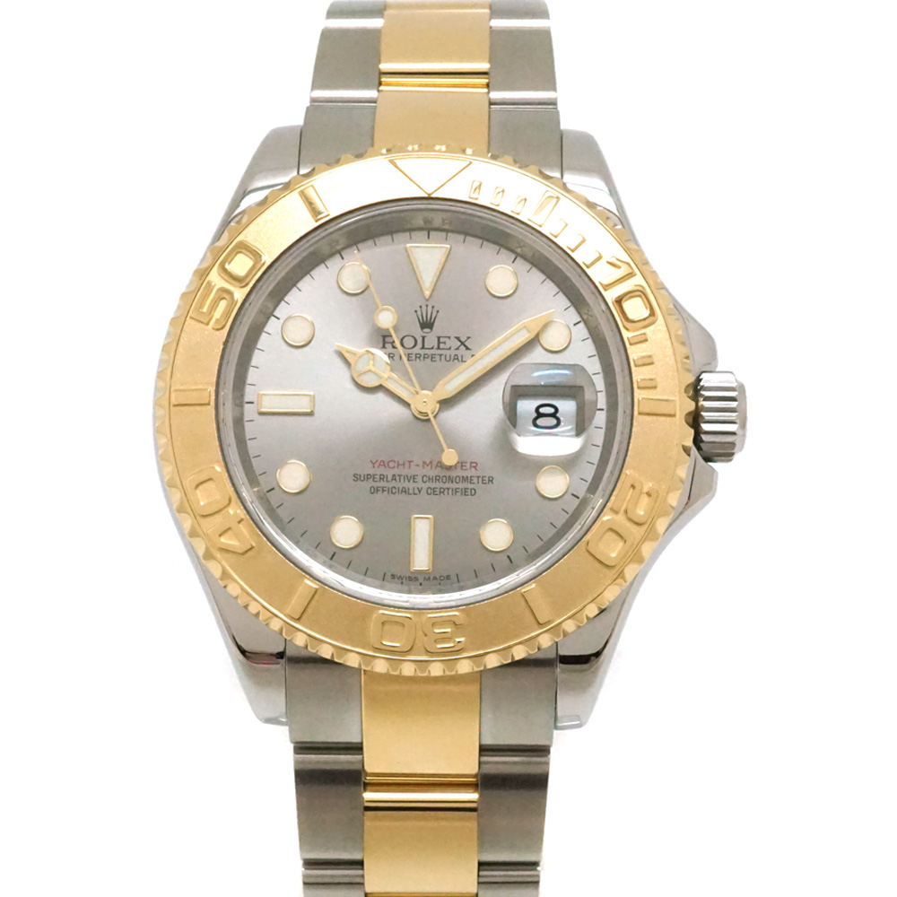 ロレックス Rolex 16623 ヨットマスター40 コンビ グレー 腕時計【中古】