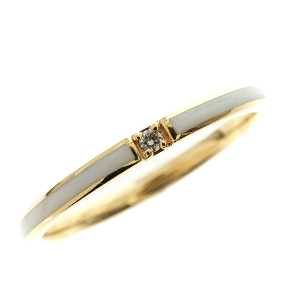 スタージュエリー Star Jewelry K10 ダイヤモンドリング 【中古】