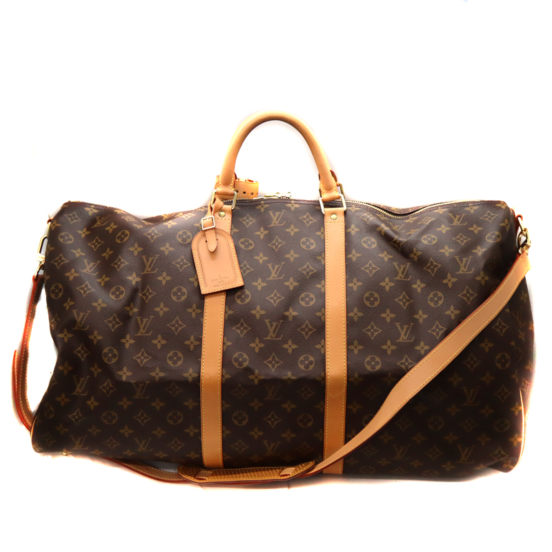 ルイヴィトン Louisvuitton M41412 キーポルバンドリエール60 ボストンバッグ モノグラム ブラウン 【中古】