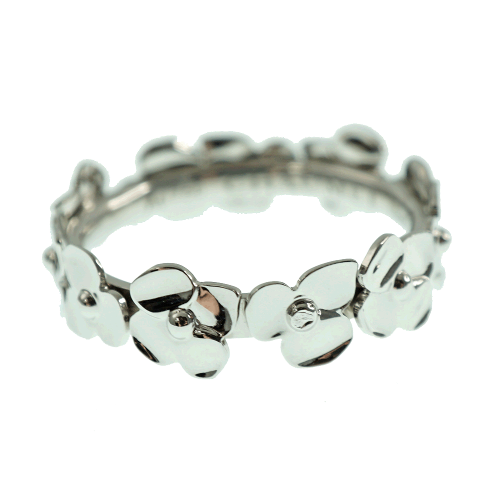 CHAUMET【ショーメ】オルタンシアリング　K18WG(18金ホワイトゴールド)　指輪　ブランド　ゆびわ　ジュエリー　紫陽花　あじさい　花　【中古】USED-SA【9】k21-1050　質屋　かんてい局春日井店