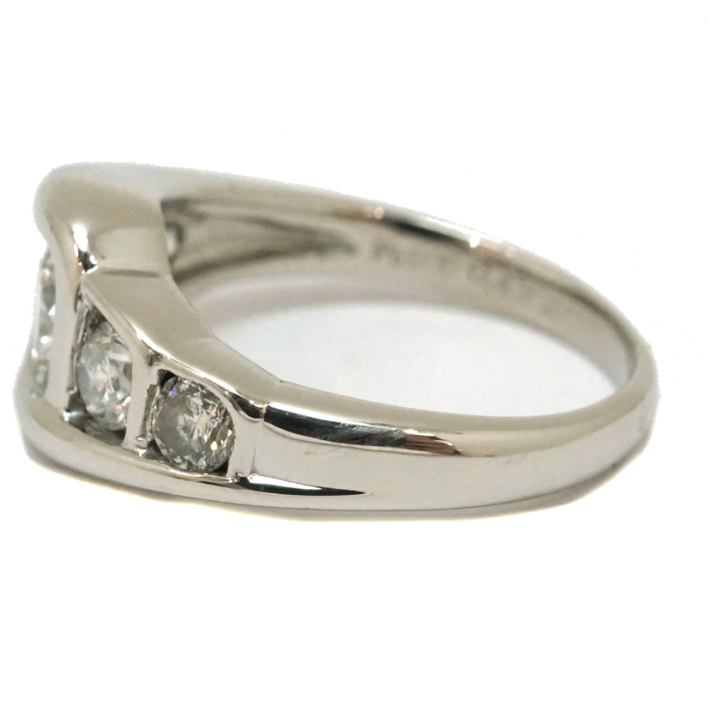 マ*グ様 遺品整理品 pt900 遺品生前整理』 リング Pt900／Ruby・Emerald・Diamond