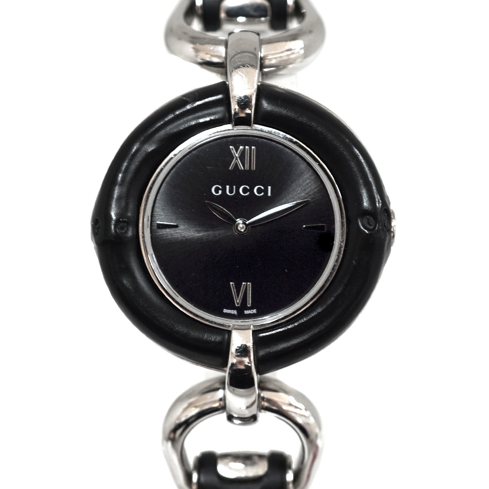 グッチ Gucci 132.4 バンブーウォッチ  レディース腕時計【中古】