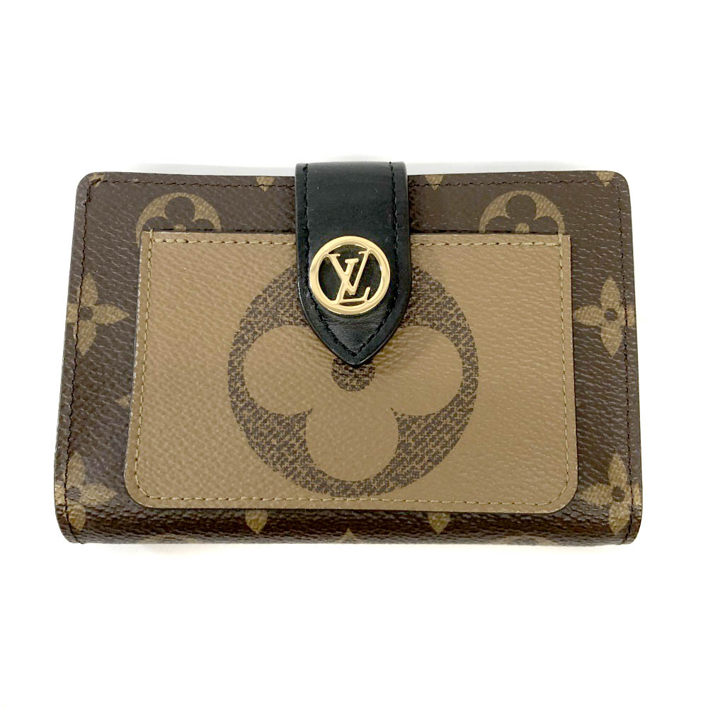 LOUIS VUITTON 【 ルイヴィトン 】 M69432 ポルトフォイユ・ジュリエット ブラウン系 2つ折り財布 レディース ブランド 札入れ 小銭入れ ウォレット モノグラム・ジャイアント リバース キャンバス 【中古】USED-10 質屋 かんてい局細畑店 h2201644