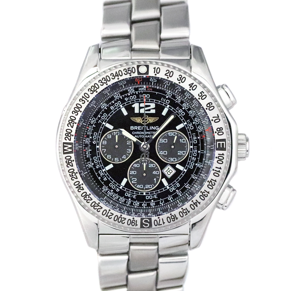 ブライトリング Breitling A42362 B-2 プロフェッショナル クロノグラフ ブラック 自動巻き【中古】