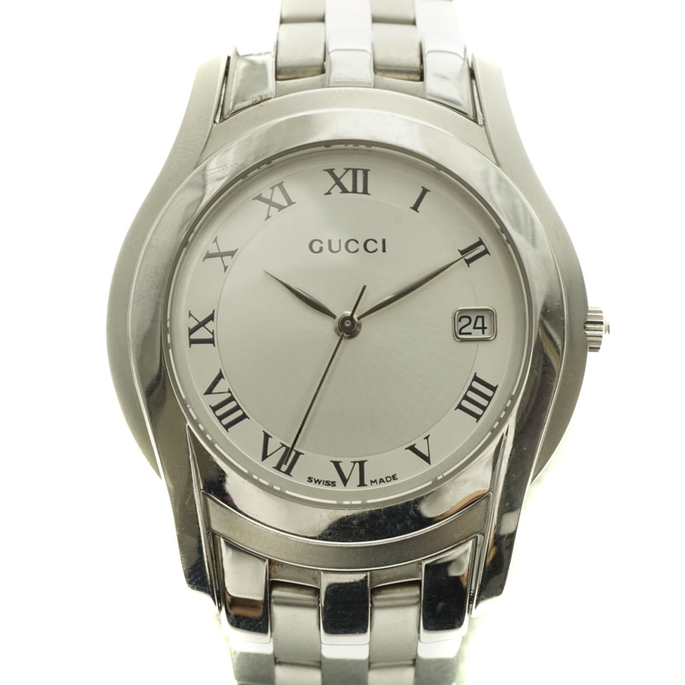 グッチ Gucci 5500M クオーツウォッチ メンズ ボーイズ 腕時計 【中古】