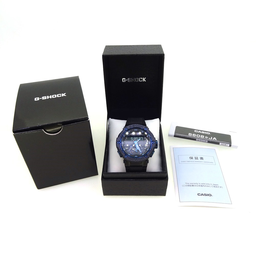 Casio G-SHOCK GST-B200（箱あり） G-Shock G-Steel Black Ana/Digi gst-b200d-1a - Casio G-Shock wrist