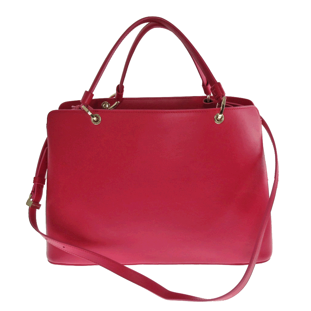 美品BVLGARI2way ハンドバッグ BVLGARI 極 美品 袋付き ブルガリ アルバ レザー 本革 2way