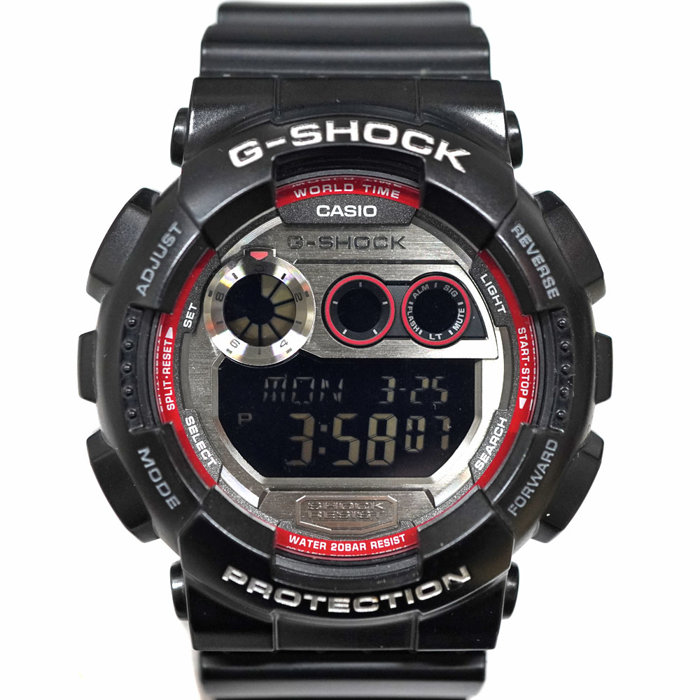 カシオ Casio  G-SHOCK Ｇショック GD-120TS-1JF メンズ腕時計 ブラック 【中古】