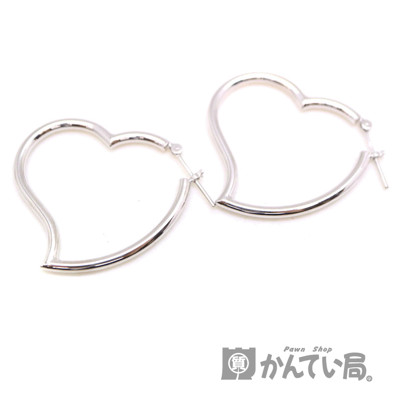 質屋かんてい局オンラインショップ / K14WG ハートループピアス