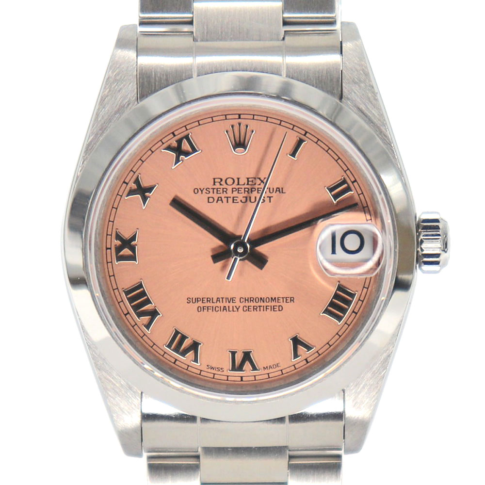 ロレックス Rolex 78240 デイトジャスト ピンク ローマ ボーイズ 腕時計【中古】