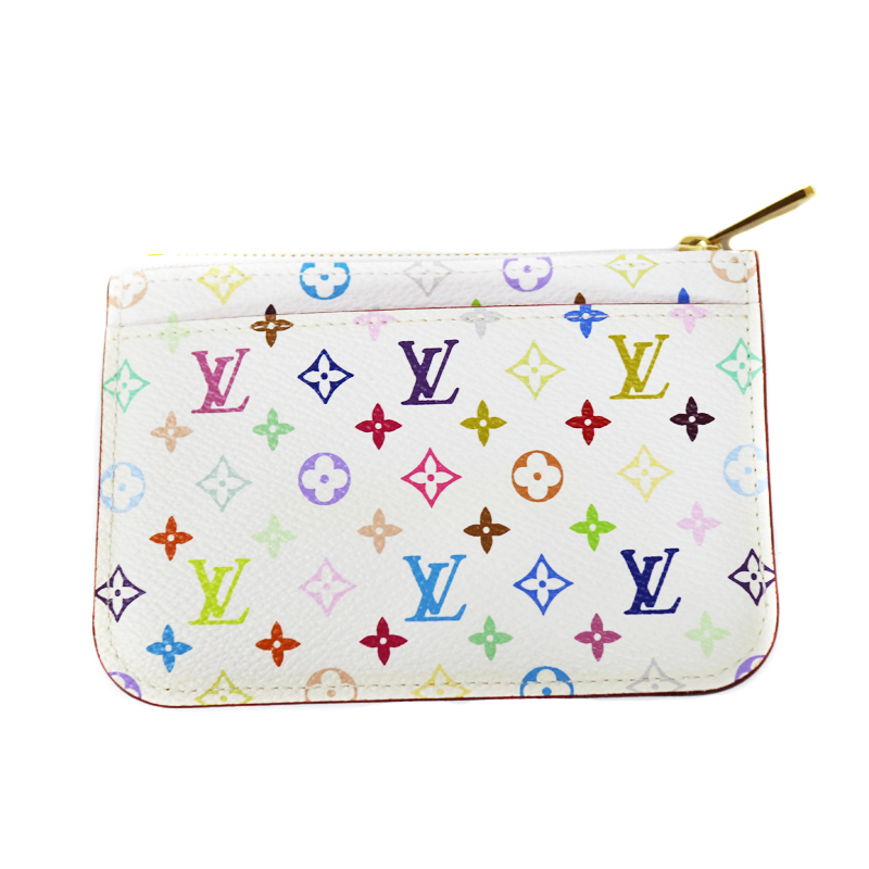 LOUIS VUITTON【ルイ・ヴィトン】ポシェット・クレ　M93734　マルチカラー　ブロン　ホワイト系　コインケース　小物　小銭　キーケース　 レディース【中古】USED-8　 質屋 かんてい局　小牧店 　c21-1589