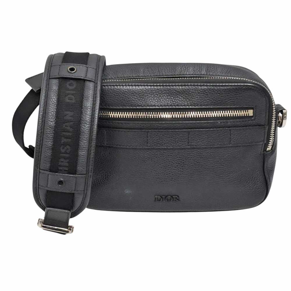 Christian Dior 黒いレザーショルダーバッグ 質屋かんてい局オンラインショップ / 小牧店 クリスチャンディオール