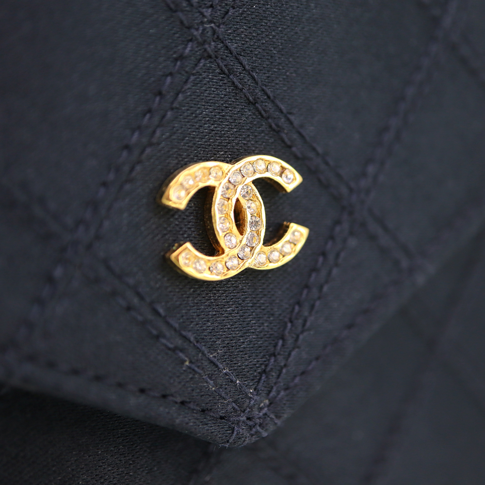 CHANEL シャネル ビコローレ コインケース サテン
