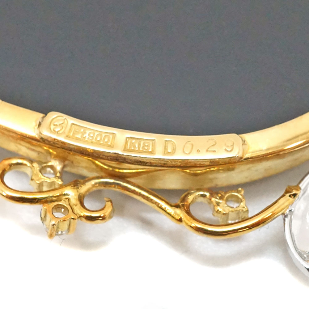 質屋かんてい局オンラインショップ / 【K18】【Pt900】カメオ