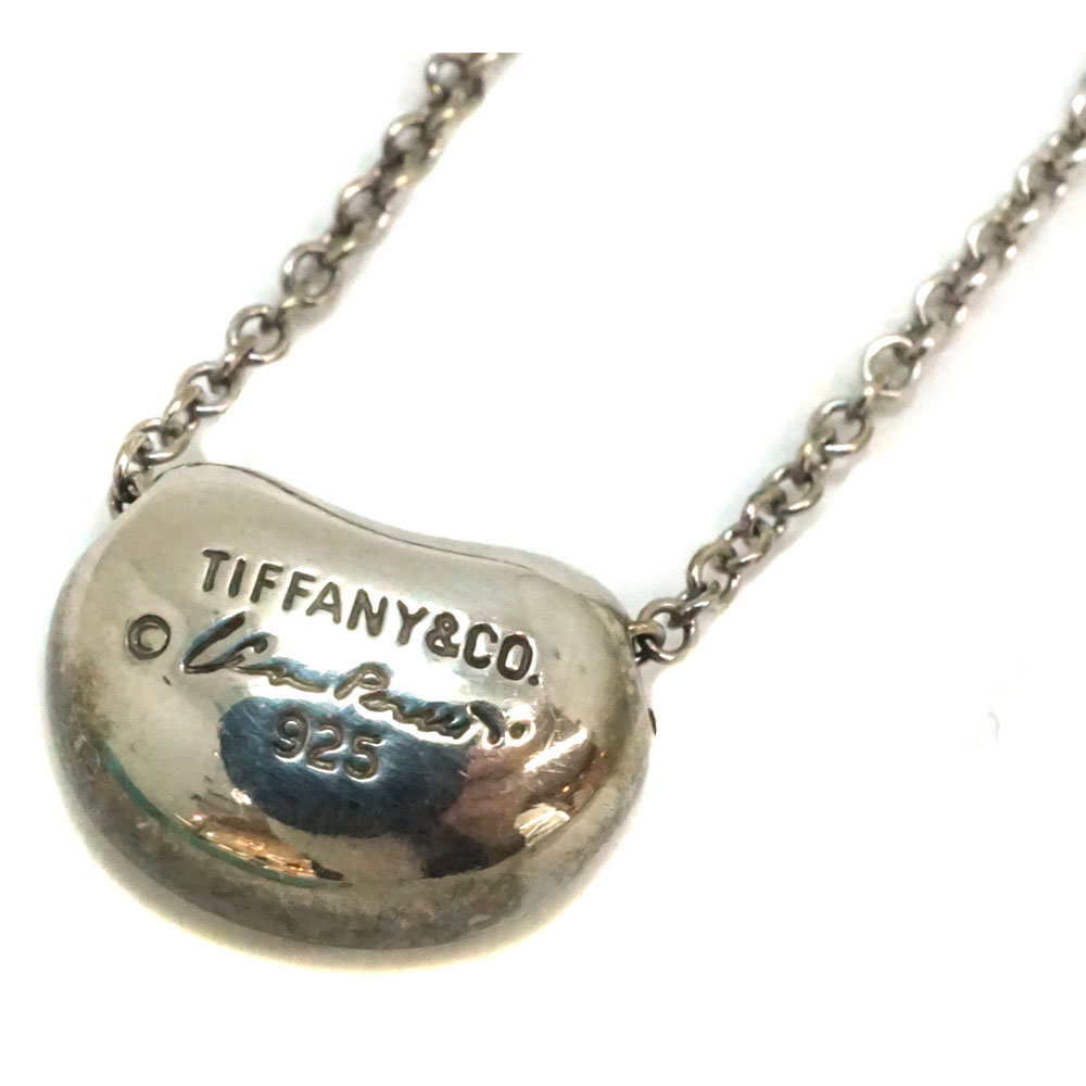 美品！Tiffany & Co. シルバー ビーンズ型ネックレス TIFFANY&Co. ティファニー ネックレス Tiffany レディース