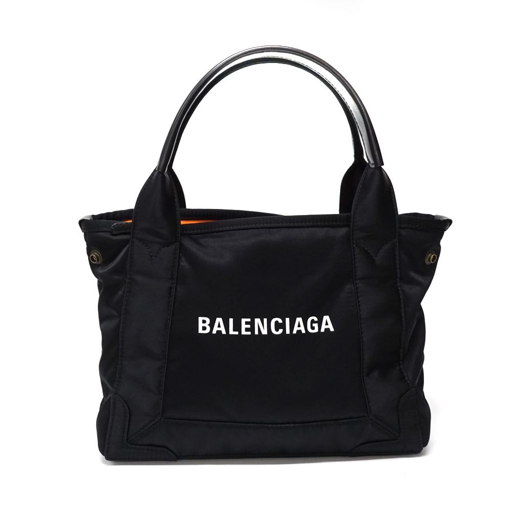 バレンシアガ Balenciaga 390346 ネイビーカバスXS バッグ ブラック 【中古】