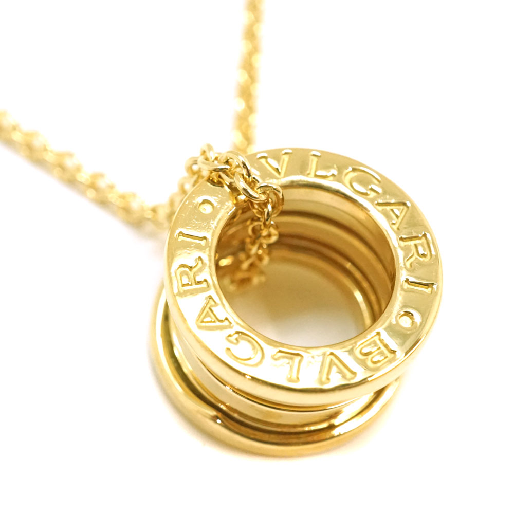 質屋かんてい局オンラインショップ Bvlgari ブルガリ B Zero1 ネックレス K18yg 18金 イエローゴールド シンプル メンズ レディース ブランドアクセサリー ジュエリー ペンダント 新品仕上げ済み 中古 Used 9 質屋 かんてい局北名古屋店 N21 1556
