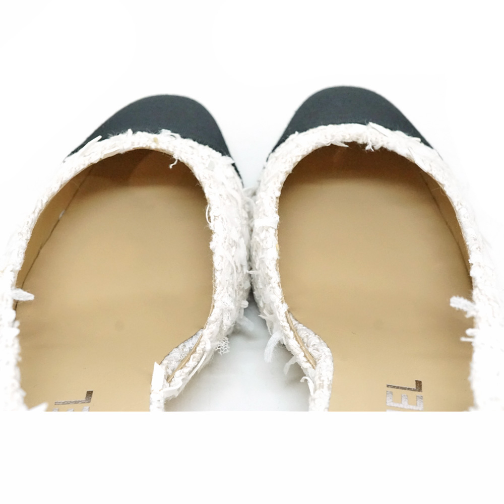 お値下げ♪使用少☆CHANEL アイコン散りばめた贅沢ツイードパンプス