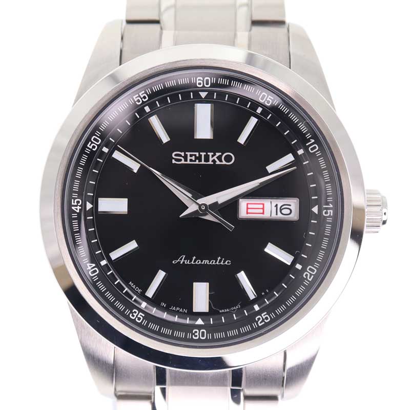 Seiko【セイコー】SARV003 メカニカル 自動巻き ステンレススチール 黒文字盤 【中古】